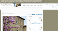 Desktop Screenshot of fotosalhambra.es
