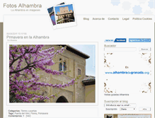 Tablet Screenshot of fotosalhambra.es